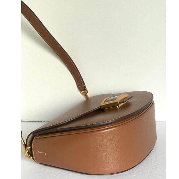Kate Spade Katy Convertible Saddle Bag Crossbody Brown All Spice Shoulder Straps - Picture 7 of 12